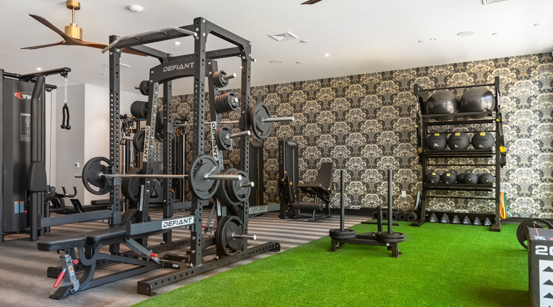 squat rack at The Caroline